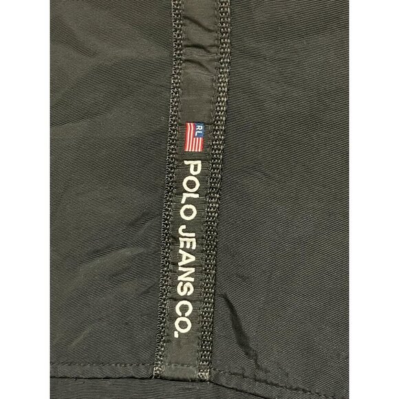 Polo Jeans Co.‎ Ralph Lauren Men's Vintage Black Coat Jacket Size Large - Picture 13 of 14